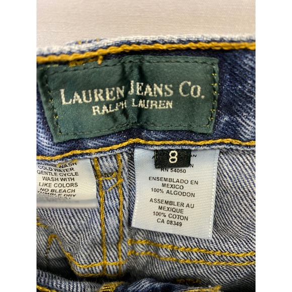 Lauren Ralph Lauren Jeans Women's 8 Blue Straight Leg Classic Denim Timeless - Picture 3 of 9